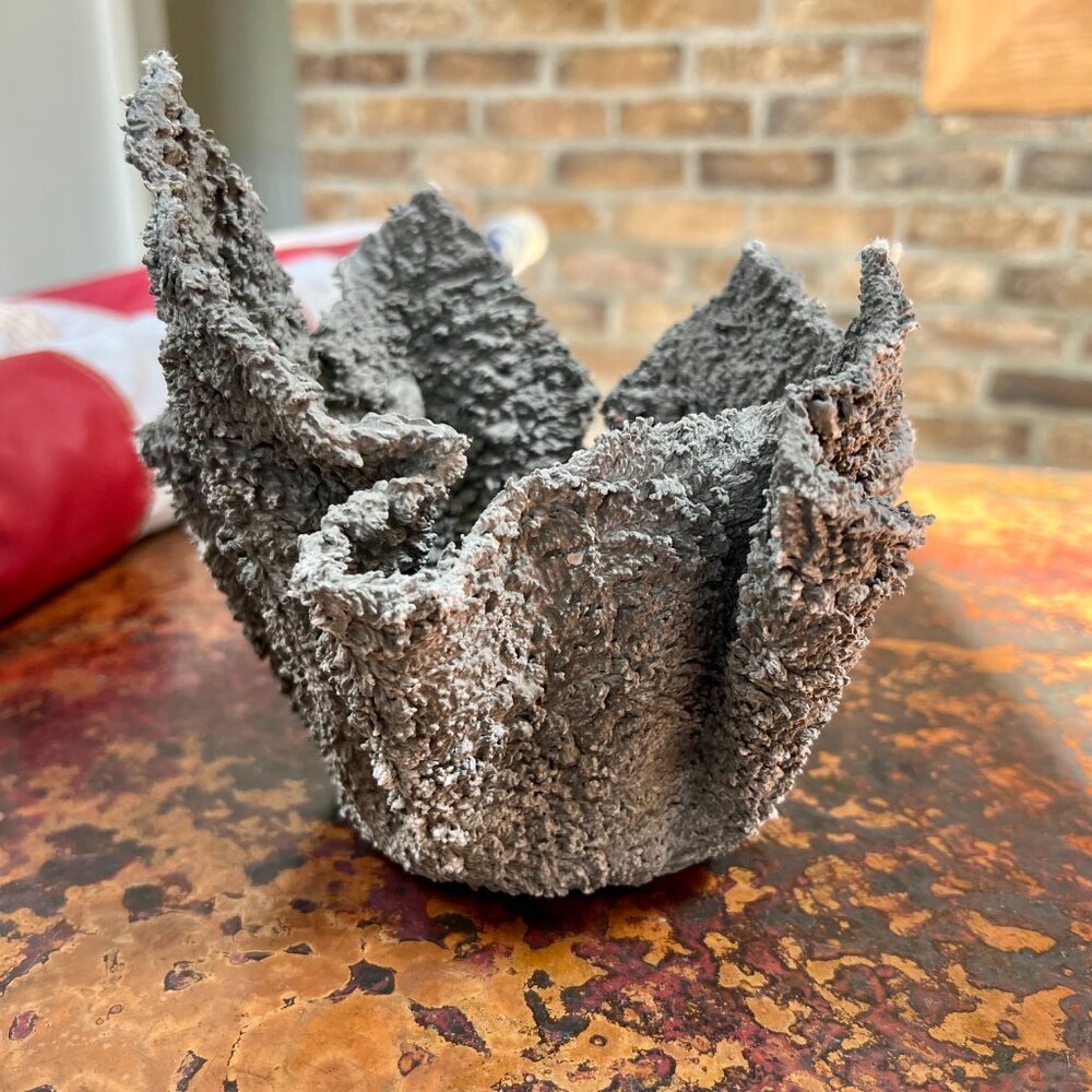 One-of-a-Kind & Amazing!  Artisan Created Small Plant Holder